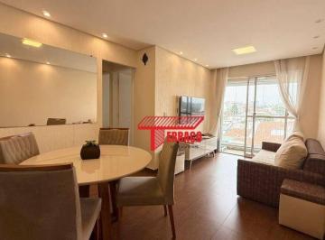 bab6f167e9f213d2733cc88d41bc48b2b45e180c · Apartamento com 3 dormitórios à venda, 60 m²  - Vila Scarpelli - Santo André/SP