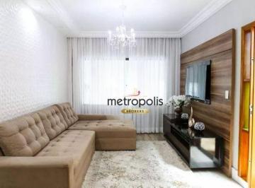 Sala  · Sobrado com 4 dormitórios à venda, 415 m² por R$ 800.000,00 - Parque João Ramalho - Santo André/SP
