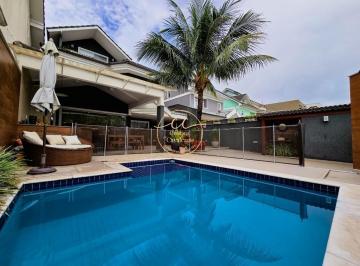 Foto 01 · Recreio/SandLake- Casa triplex à venda com 4 suítes, piscina e área gourmet, 273m², 4 vagas - Rio de