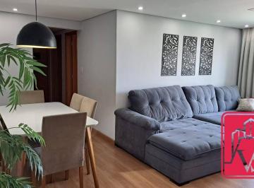 eb396b31258211ea5a3ad75b07667cb2f76970eb · Apartamento com 3 dormitórios à venda, 80 m² por R$ 550.000 - Vila Nossa Senhora das Vitórias - Mauá