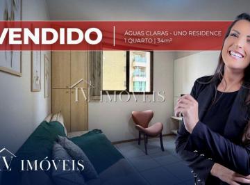 Apartamento de 1 quarto, Águas Claras · Rua 31 Norte -Uno Residence - Andar alto e Mobiliado