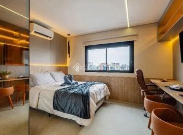 Apartamento · 25m² · 1 Quarto · Apartamento tipo Studio 1 suíte com armários, ar condicionado, sala para 2 ambientes, cozinha planej