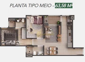 d711e7fb352322de51ca8617fd2d7105523cacf6 · Apartamento à venda, 2 dormitórios, 1 suíte, varanda, Spazio Italia Residencial Clube, Indaiatuba.