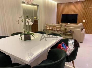 Sala de Estar e Jantar · ** Premium Anália Franco - PORTEIRA FECHADA - Cinematográfico apartamento c/ ampla varanda gourmet c