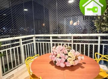 Apartamento · 80m² · 3 Quartos · Apartamento 3 quartos mobiliado de Alto Padrão em Santos/SP