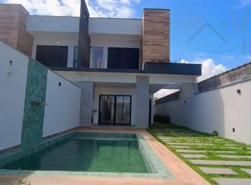 Foto 01 · Casa de Alto Padrão à Venda em Itanhaém-SP: 3 Quartos, 2 Suítes, Sala, 4 Banheiros, 4 Vagas, 85m². A