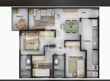 Imagem 1 · Apartamento para venda em Novo Mundo, Uberlândia