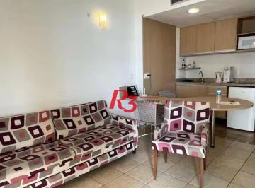 ce679d11744b6ae9ea3686f66e4810666697c321 · Flat com 1 dormitório para alugar, 42 m² por R$ 4.890,00/mês - Boqueirão - Santos/SP