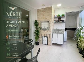 69f864991757f677997ac831ba8e88553812a303 · Apartamento com 2 dormitórios à venda, 90 m² por R$ 590.000,00 - Salto Weissbach - Blumenau/SC