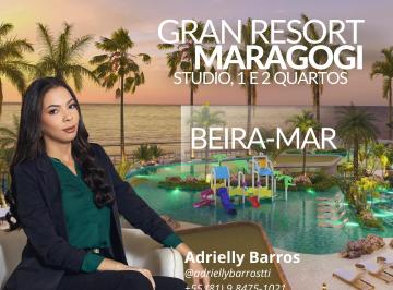 Apartamento de 1 quarto, Litoral Norte Alagoano · Gran Resort Beira-mar | Apartamento em Maragogi no melhor trecho de mar!