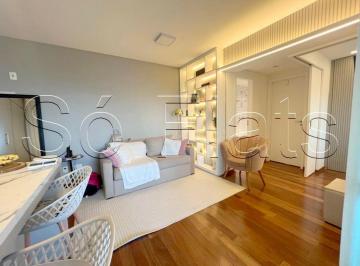 Apartamento · 65m² · 2 Quartos · 1 Vaga · Flat disponível para locação próximo da estação Campo Belo e Sociedade Hípica com 2 dormitórios