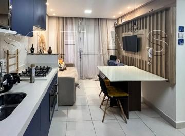 Apartamento · 35m² · 2 Quartos · Apartamento Mobiliado 2 Dormitórios 35m² na Barra Funda Rua do Bosque