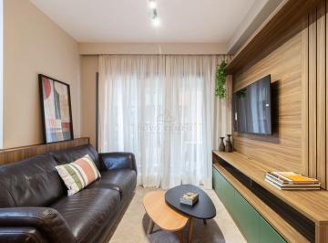 Imagem sala dois ambientes · Apartamento mobiliado para locação no Soul Itapecuru Alphaville