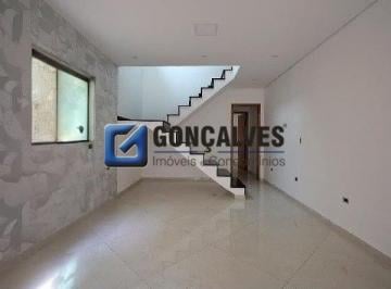 Casa · 174m² · 3 Quartos · 2 Vagas · Sobrado Residencial 3 Quartos/3 Suítes no Campestre (Aceita Permuta) — 174 m² | Santo André