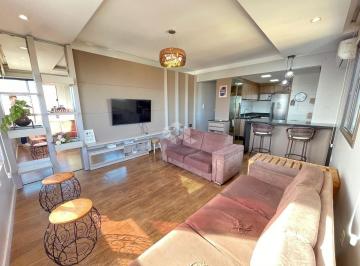 Apartamento · 93m² · 3 Quartos · 2 Vagas · Apartamento 3 dormitórios/quartos, mobiliado com vista mar e serra e 2 box/vagas de garagem no centr