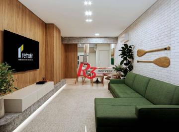 40ce5e763d2a3b4c9618f626d81ee90d4a359c63 · Apartamento com 2 dormitórios à venda, 120 m² por R$ 1.830.000 - POMPÉIA - Santos/SP