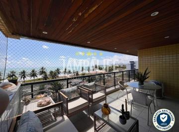 Apartamento · 216m² · 4 Quartos · 3 Vagas · Apartamento vista mar orla de Intermares
