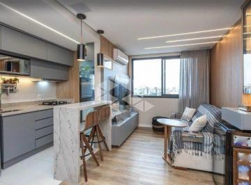Apartamento · 57m² · 2 Quartos · 1 Vaga · APARTAMENTO 2 DORMITÓRIOS, próximo a Érico Veríssimo no bairro Menino Deus. Com 57m
