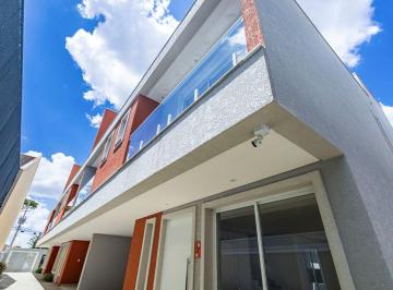 Casa de 3 quartos, Curitiba · Sobrado novo triplex a venda em condomínio no Boa Vista