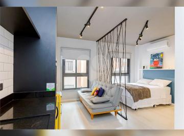 Apartamento de 1 quarto, Curitiba · STUDIO 24m² MOBILIADO E RENTÁVEL NO CHAMPAGNAT — OPEN SOHO | PRONTO PARA AIRBNB