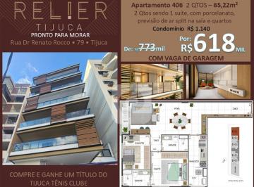 Apartamento · 65m² · 2 Quartos · 1 Vaga · CONDOMÍNIO RELIER Tijuca , Rua Doutor Renato Rocco, Metrô Saens Pena