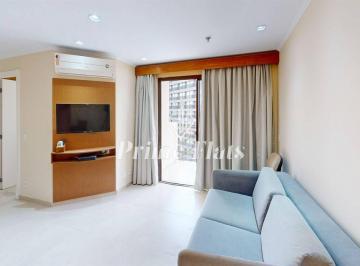 Apartamento · 52m² · 2 Quartos · 1 Vaga · Flat em Vila Olímpia, São Paulo/SP de 52m² 2 quartos para locação R$ 4.499,00/mes