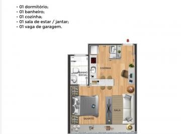 Apartamento · 37m² · 1 Quarto · 1 Vaga · Apartamento Loft em Maringá