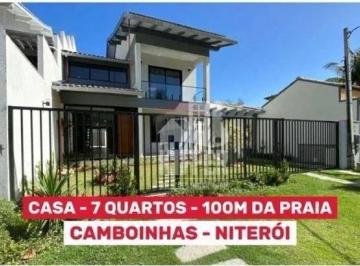 CASA COM ANEXO E PISCINA EM CAMBOINHAS A VENDA · Casa com 7 dormitórios à venda, 395 m² por R$ 3.100.000,00 - Camboinhas - Niterói/RJ