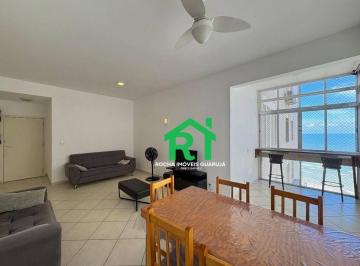 Sala · Apartamento frente mar com 3 quartos (2 suítes), 1 vaga à venda em Pitangueiras, Guarujá