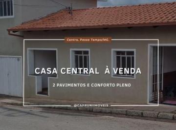 Comercial · 98m² · 2 Quartos · Casa Central com Diferencial Exclusivo: 2 Pavimentos e Conforto Pleno - Passa Tempo/MG.
