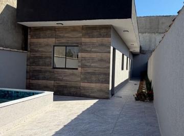 Foto 01 · Casa nova com piscina com 2 dormitórios ( 1 suíte ), 2 vagas de garagem, R$ 330.000,00 ,aceita FGTS