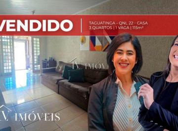 Casa de 3 quartos, Taguatinga · TAGUATINGA NORTE QNL 22 CASA COM TRÊS QUARTOS ACEITA FINANCIAMENTO