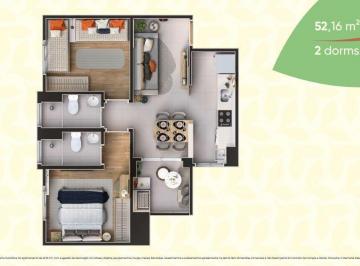Apartamento · 52m² · 2 Quartos · 1 Vaga · Apartamento Alto Padrão em Residencial de Lorenzi, Boituva/SP