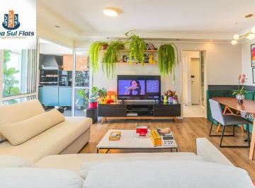 Foto 08 · Apartamento à Venda Em Santo Amaro Com 2 Dormitórios Sendo 1 Suíte e 2 Vagas - Varanda Gourmet