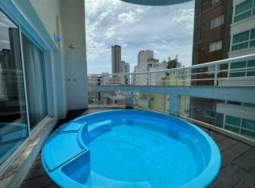 Apartamento · 186m² · 3 Quartos · 5 Vagas · Cobertura duplex à Venda com 3 suítes no Edifício Baía dos Golfinhos no Centro em Balneário Camboriú