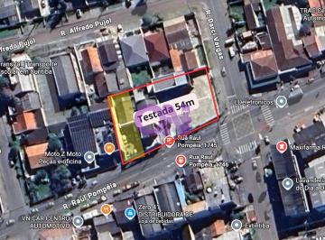 Testada 42m.png · Terreno de Esquina Estratégico com 54m de frente comercial na raul pompéia com area total de 1.730m²