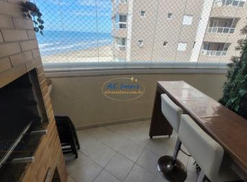 Apartamento · 71m² · 2 Quartos · 1 Vaga · 2 dorms Frente Mar no Flórida - Churrasqueira a Carvão e Vista Mar! Financia!!
