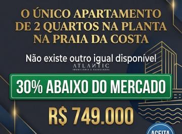 Apartamento · 71m² · 2 Quartos · 1 Vaga · Oportunidade na Praia da Costa, 2 Quartos 71 Metros sol da manha