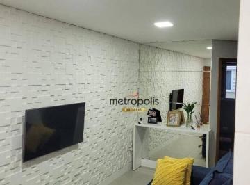 Sala · Apartamento com 2 dormitórios à venda, 47 m² por R$ 345.000,00 - Vila Alpina - Santo André/SP