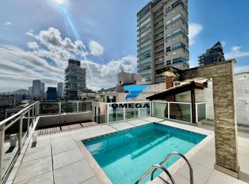 68793fe86759932239733edb9583e1bc5c1ee037 · Cobertura com 3 dormitórios à venda, 154 m² por R$ 700.000,00 - Enseada - Guarujá/SP