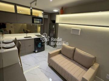 Apartamento · 25m² · 1 Quarto · 1 Vaga · QMSW 5 - Edifício Saint Tropez - Kitnet com 1 quarto - 1 vaga - reformada - mobiliada - Sudoeste