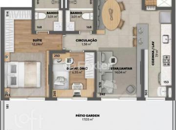 f7640dd9 · Apartamento, 1 dormitórios, 77 m², em Marechal Rondon