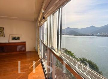 Apartamento · 262m² · 5 Quartos · 2 Vagas · Apartamento Reformado Vista para Lagoa e Cristo com 5 dormitórios à venda, 262 m² por R$ 5.600.000 -