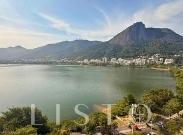 Apartamento · 262m² · 5 Quartos · 2 Vagas · Apartamento Reformado Vista para Lagoa e Cristo com 5 dormitórios à venda, 262 m² por R$ 5.600.000 -