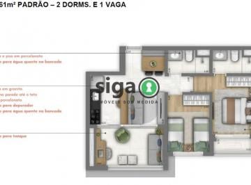 Apartamento · 61m² · 2 Quartos · 1 Vaga · Apartamento 2 dorms e 1 vaga ao Lado do Parque Ibirapuera - Exclusividade e Qualidade de Vida
