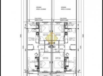 Casa · 50m² · 2 Quartos · 1 Vaga · Casa à venda, 2 quartos, 1 vaga, Floresta - Cascavel/PR