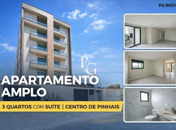 Apartamento · 78m² · 3 Quartos · 1 Vaga · NO CENTRO DE PINHAIS | 3 Quartos com Suíte ao Lado da Av. Camilo di Lelis!