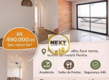 d25d0c8cdebc970cdbd1e36027db5d158076ea86 · Apartamento com 2 dormitórios à venda, 78 m² por R$ 490.000,00 - Penha de França - São Paulo/SP