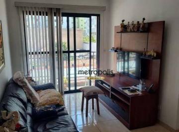 Sala · Apartamento com 2 dormitórios à venda, 62 m² por R$ 640.000,00 - Santo Antônio - São Caetano do Sul/