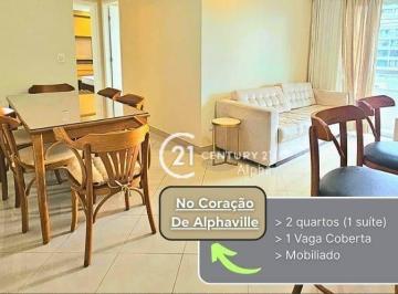 100% Mobiliado · Apartamento para alugar, 62 m² por R$ 5.395,08/mês - Alphaville Industrial - Barueri/SP